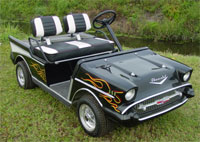 Chevy Golf Cart, 57 Chevy Cart, Custom Golf Cart