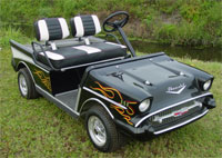 Custom golf cart, 57 chev cart, custom cart