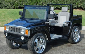 Hummer Cart, H3 Cart, Electric Hummer